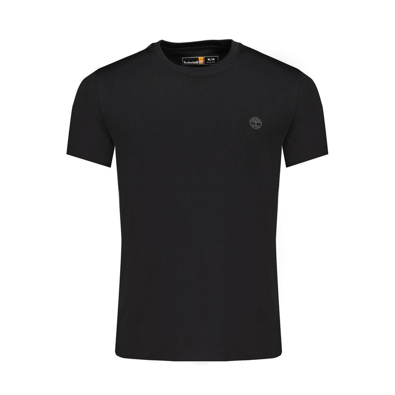 Timberland Black Cotton Men T-Shirt - Stylish Urban Essential