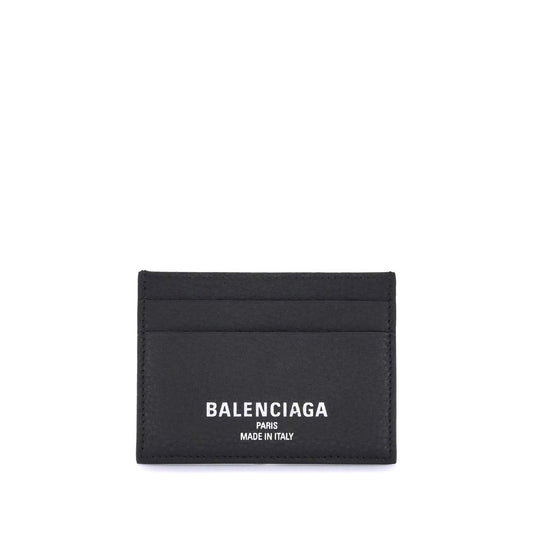 Balenciaga Zwarte Kalfsleren Bos Taurus Portemonnee