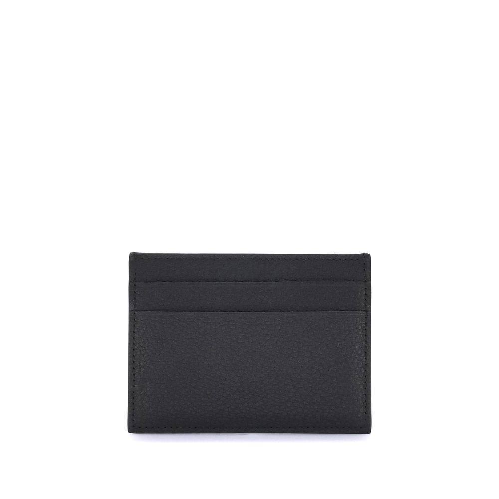 Portefeuille Balenciaga Bos Taurus en cuir de veau noir