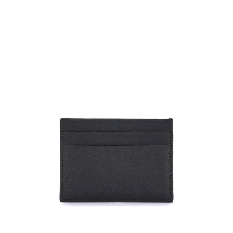 Portefeuille Balenciaga Bos Taurus en cuir de veau noir