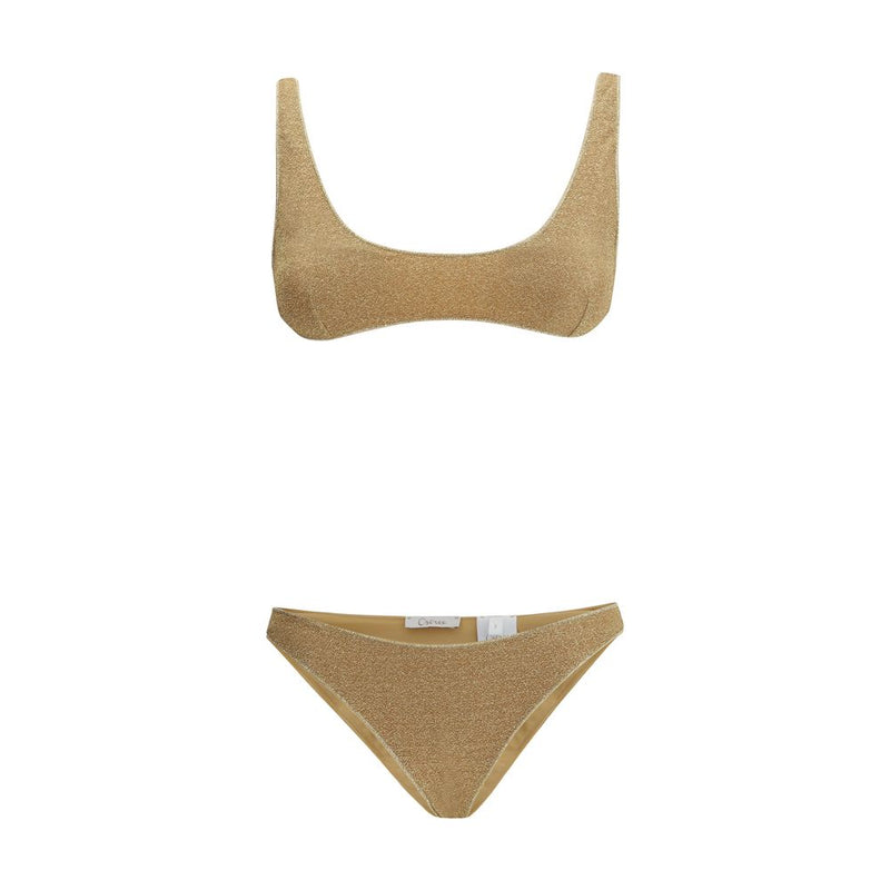 Oséree Lumiere Gold Polyamide One-Piece Swimsuit