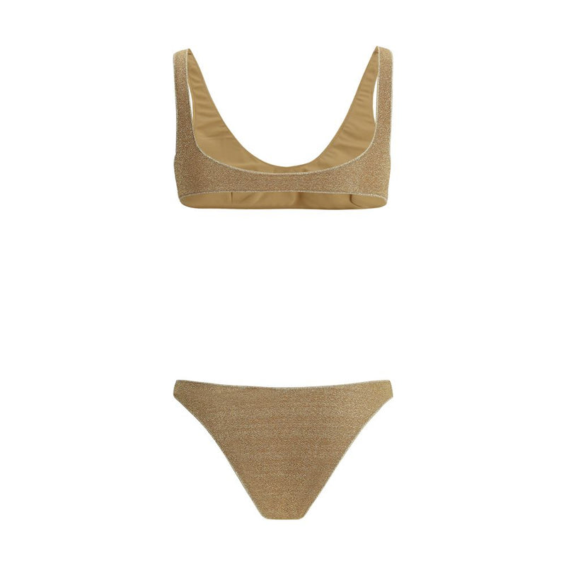 Oséree Lumiere Gold Polyamide One-Piece Swimsuit