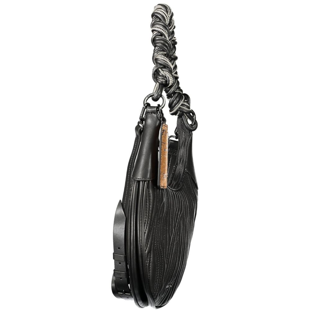Desigual Black Polyurethane Handbag for Women