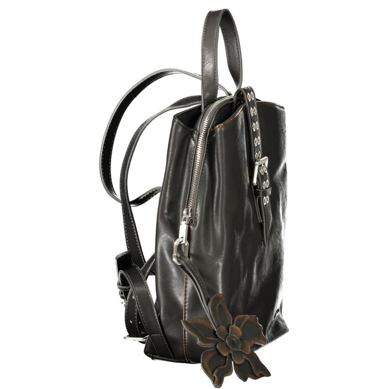 Desigual Black Polyurethane Women's Backpack