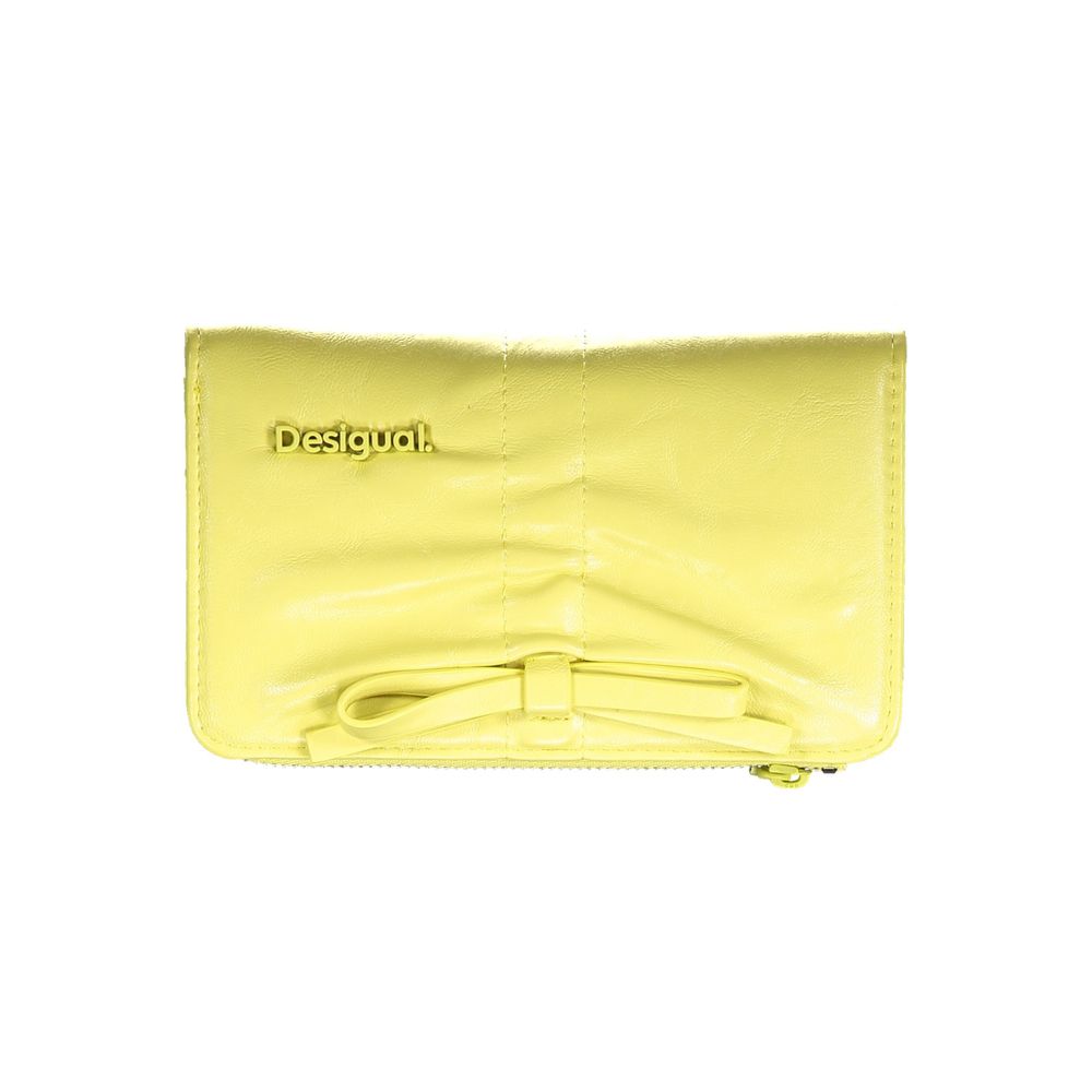Desigual Giallo Poliuretano Women's Wallet