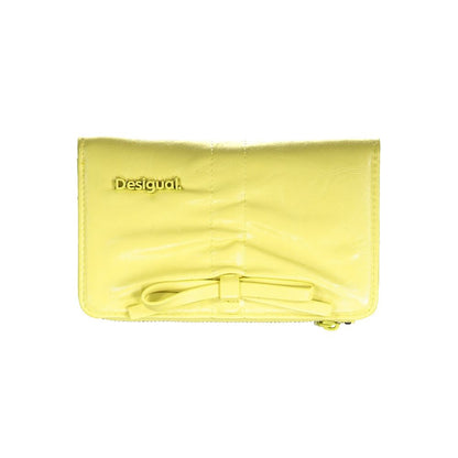 Desigual Giallo Poliuretano Women Wallet