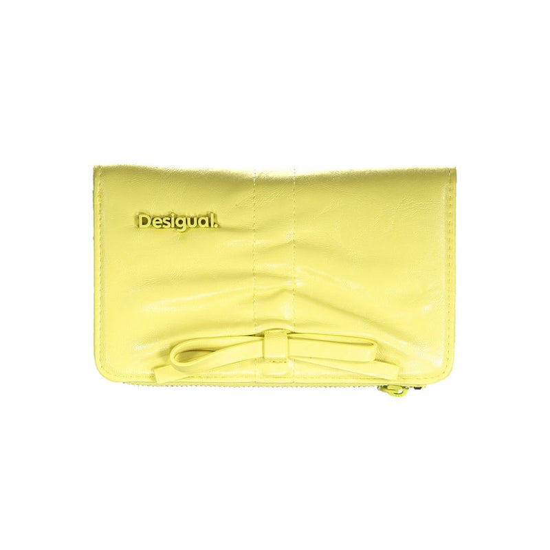 Desigual Giallo Poliuretano Women's Wallet