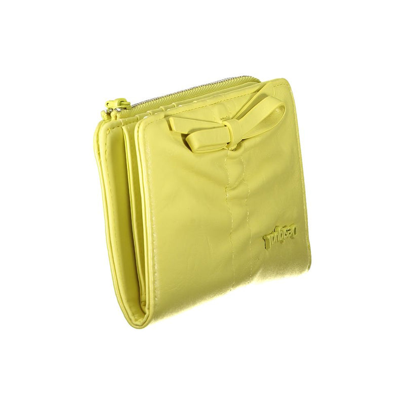 Desigual Giallo Poliuretano Women's Wallet