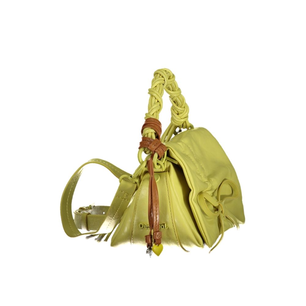 Desigual Giallo Poliuretano Women's Handbag