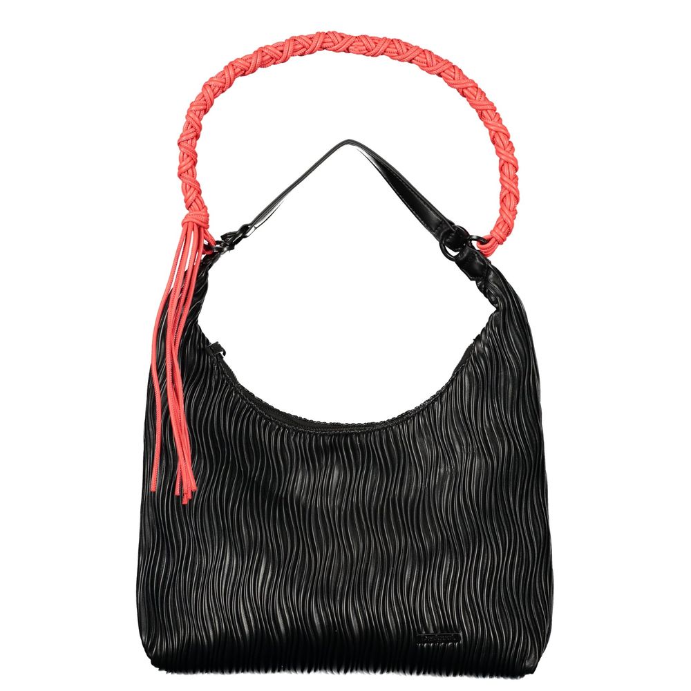Desigual Nero Poliuretano Handbag for Women