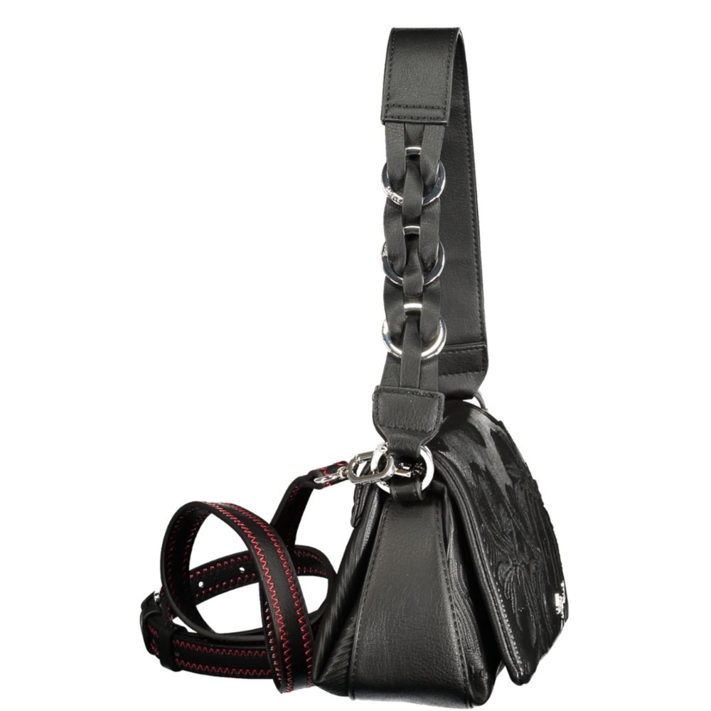 Desigual Black Polyurethane Handbag for Women