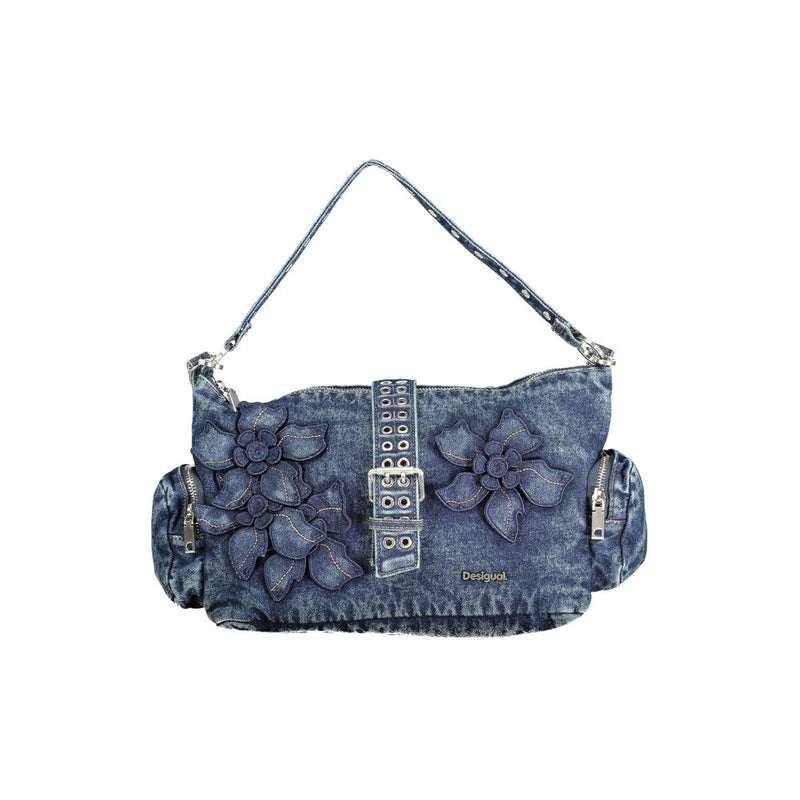 Desigual Blue Cotton Handbag for Women