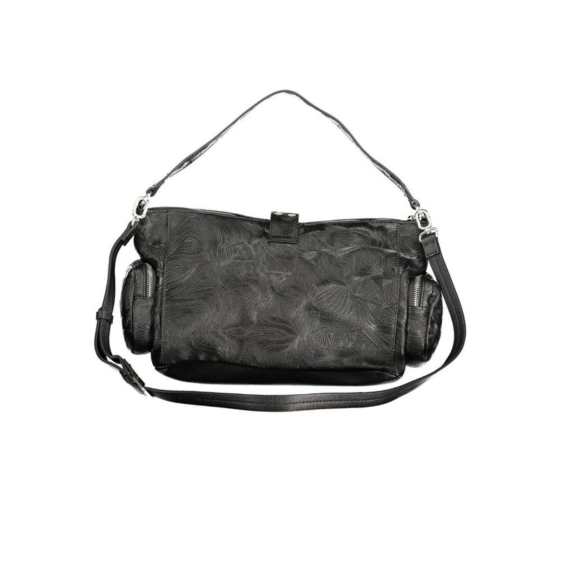 Desigual Black Polyurethane Women's Handbag - Stylish & Bold
