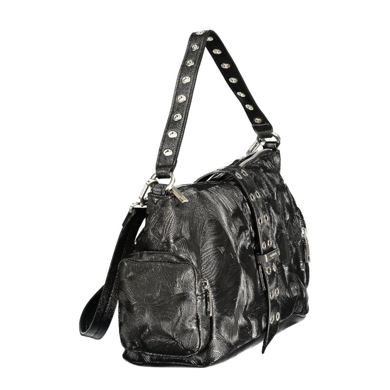 Desigual Black Polyurethane Women's Handbag - Stylish & Bold