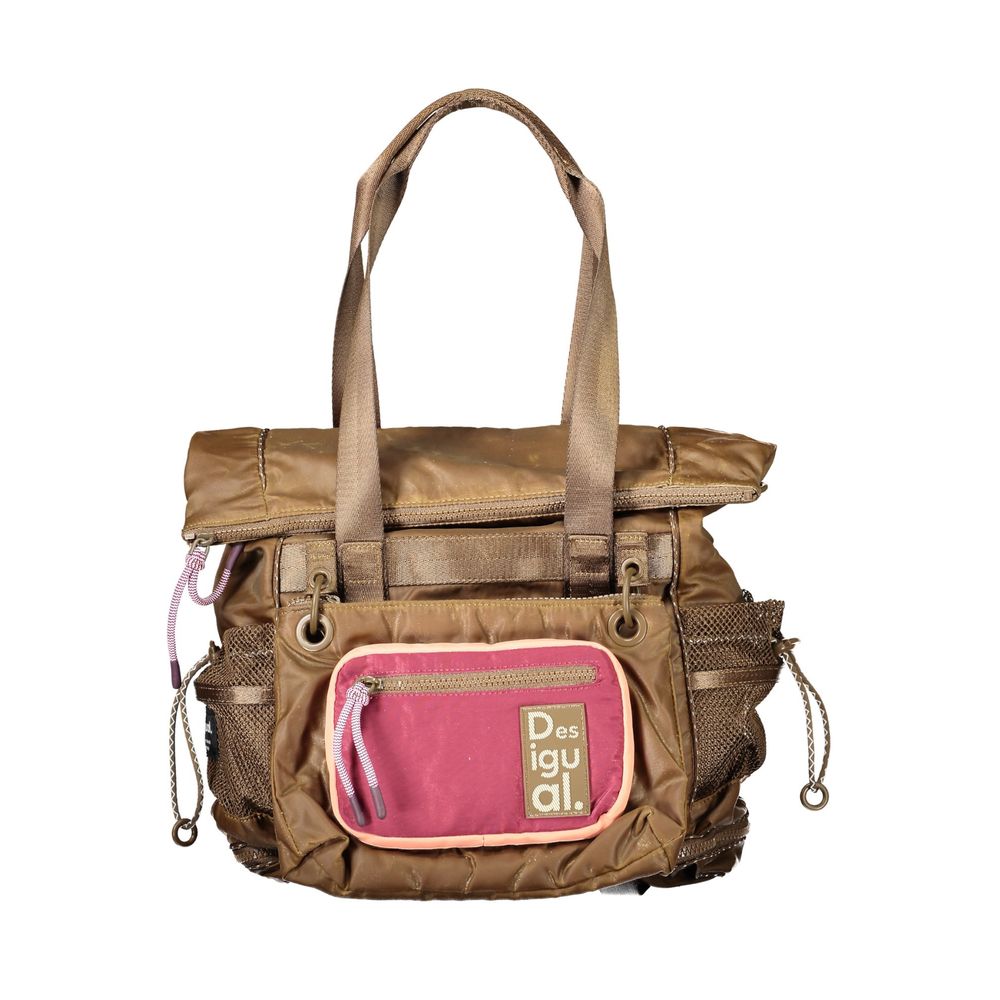 Sac à main Desigual marron en polyester pour femme