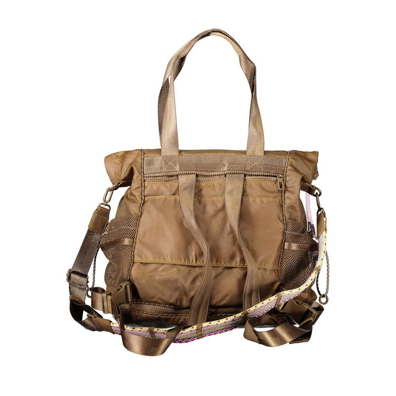 Desigual Marrone Poliestere Women Handbag