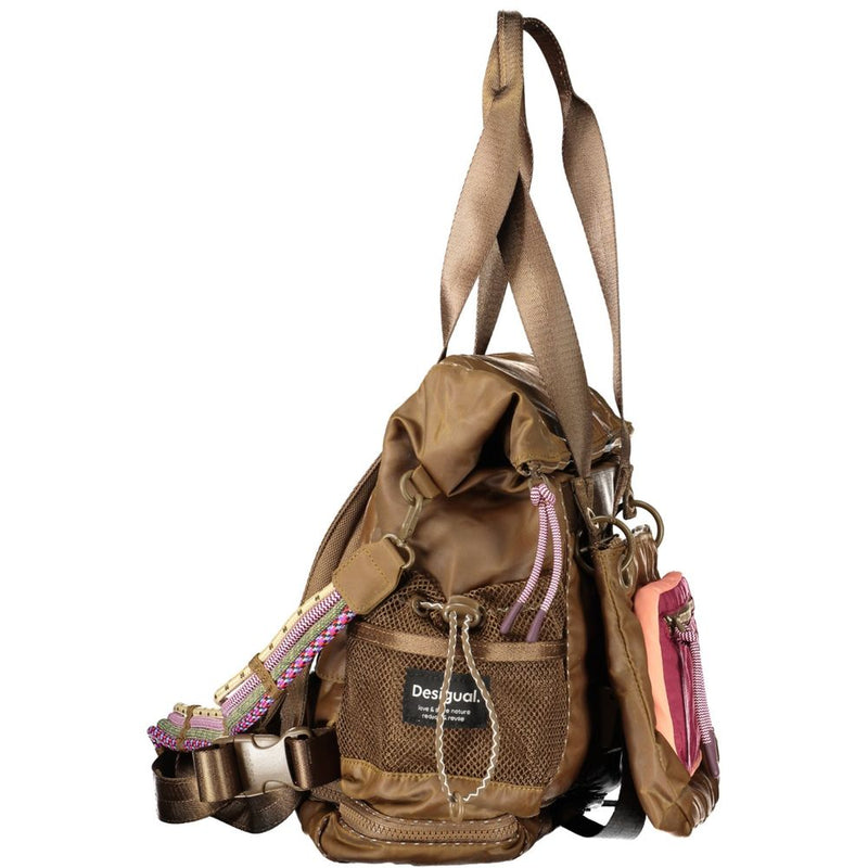 Desigual Marrone Poliestere Women Handbag