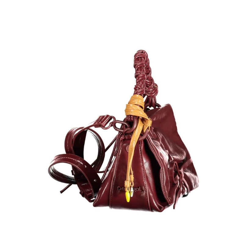 Desigual Rodio Naron Mini Flap Bag - Burgundy
