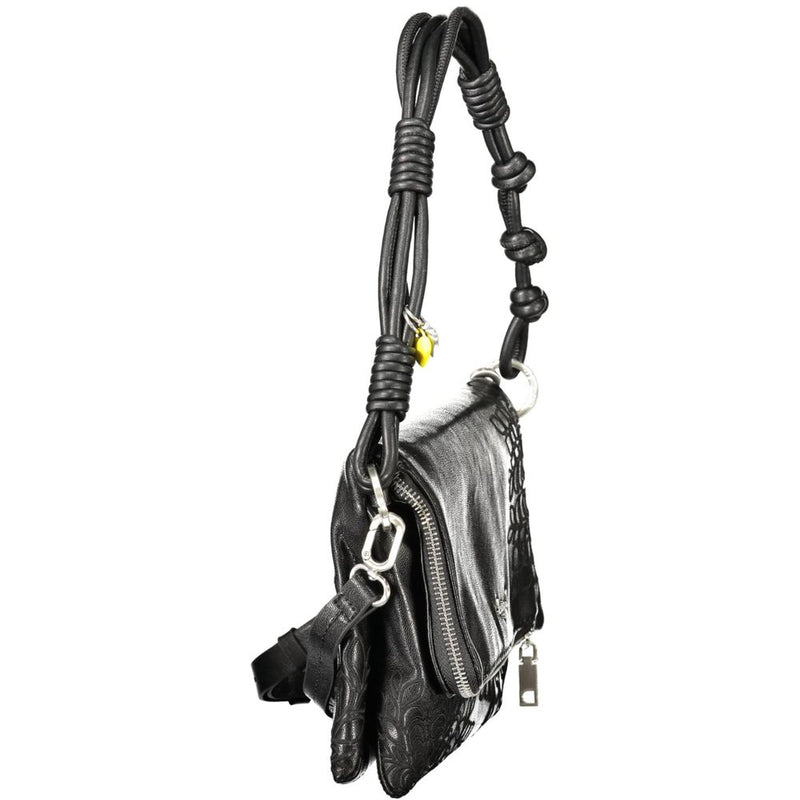 Desigual Sierra Murano Black Polyurethane Handbag for Women