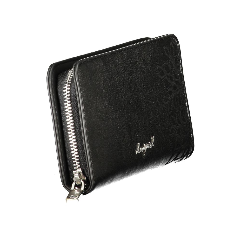 Desigual Nero Poliuretano Woman Wallet - SIERRA FIONA