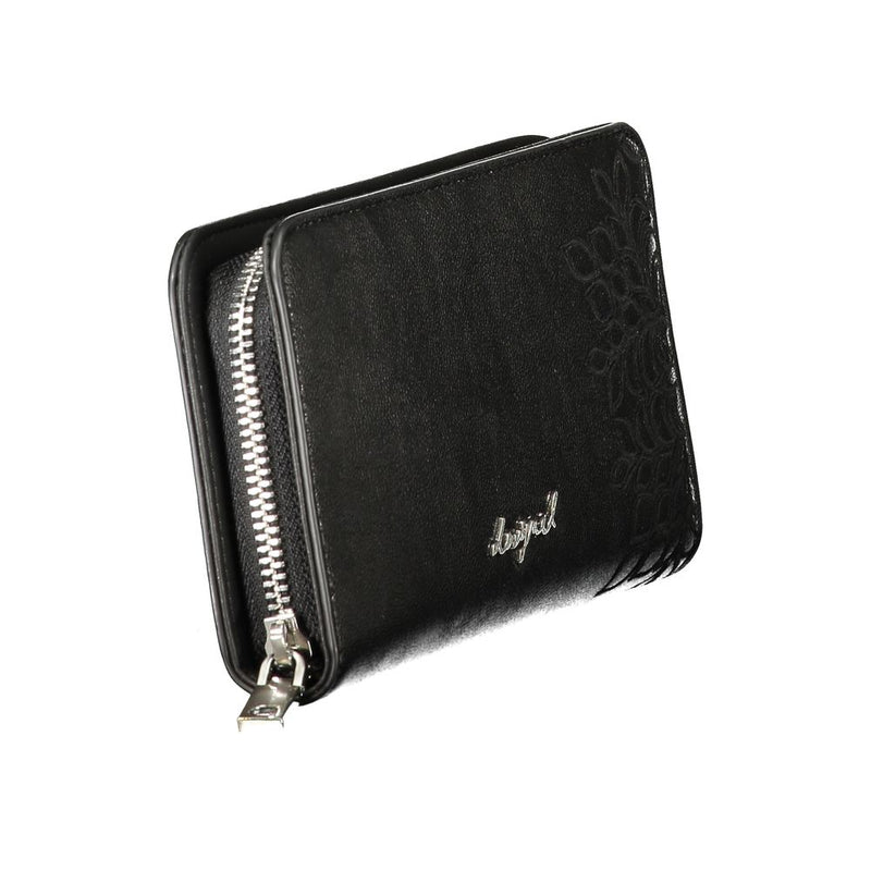 Desigual Nero Poliuretano Woman Wallet - SIERRA FIONA