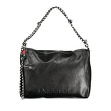 Desigual Half Logo Leiria 2.0 Black Handbag for Women