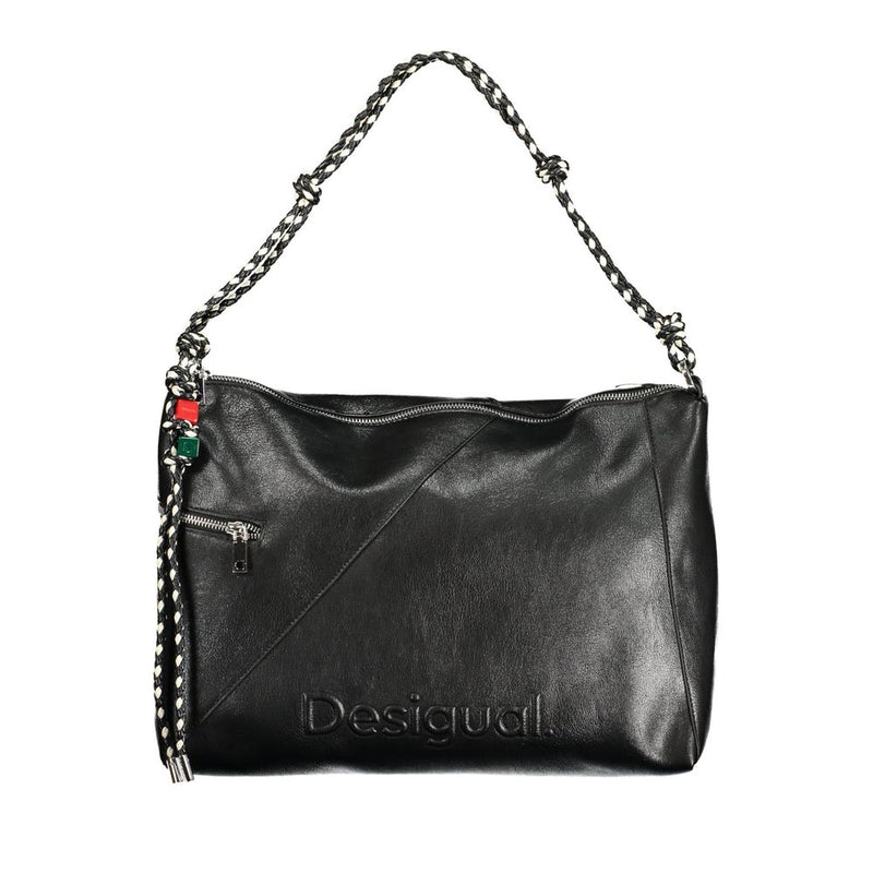 Desigual Half Logo Leiria 2.0 Black Handbag for Women