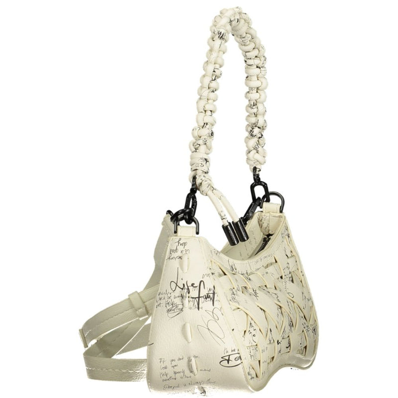 Desigual Bianco Poliuretano Sac à Main Femme