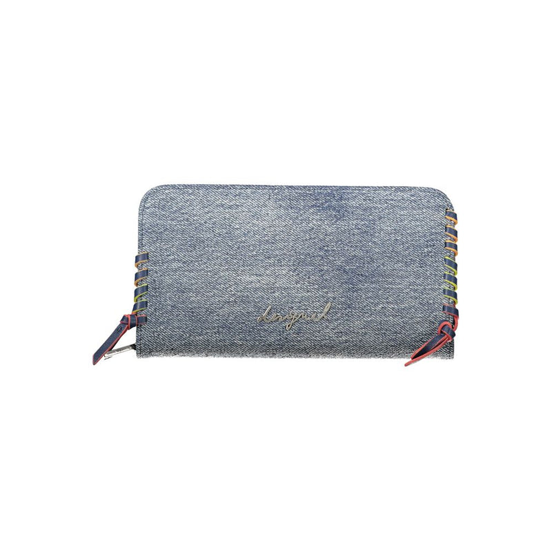Desigual Azzurro Cotton Women Wallet - Stylish and Practical