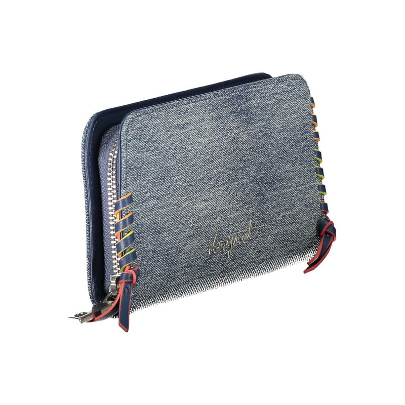Desigual Azzurro Cotton Women Wallet - Stylish and Practical