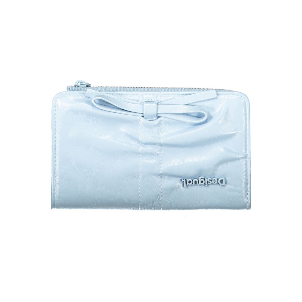 Desigual Azzurro Poliuretano Women Wallet - Stylish & Functional