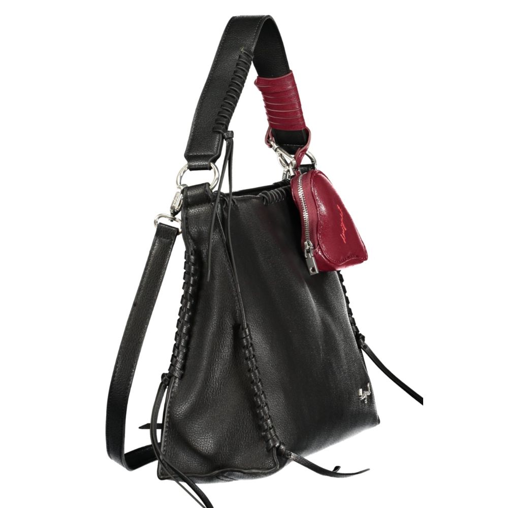 Desigual Nero Poliuretano Women Handbag - Stylish & Versatile