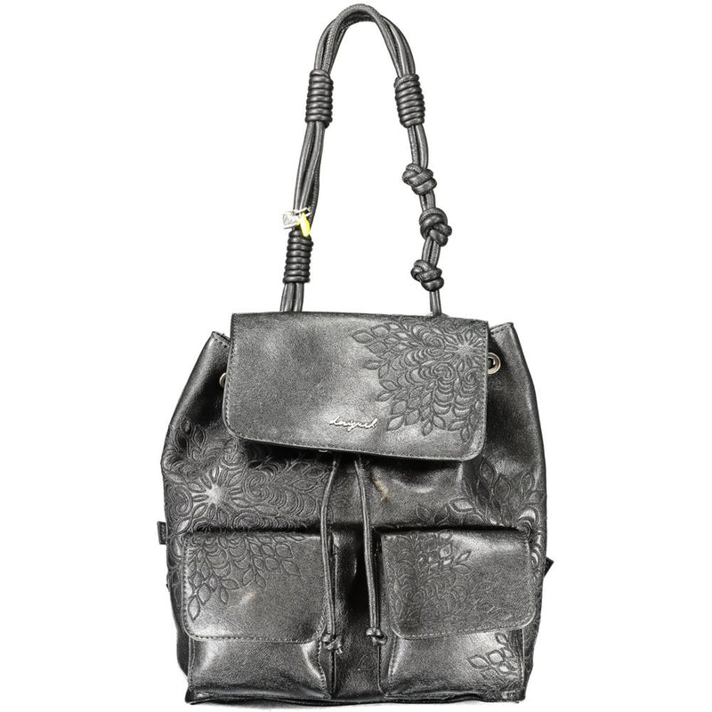 Desigual Sierra Prisa Mini Backpack en Polyuréthane Noir pour Femmes