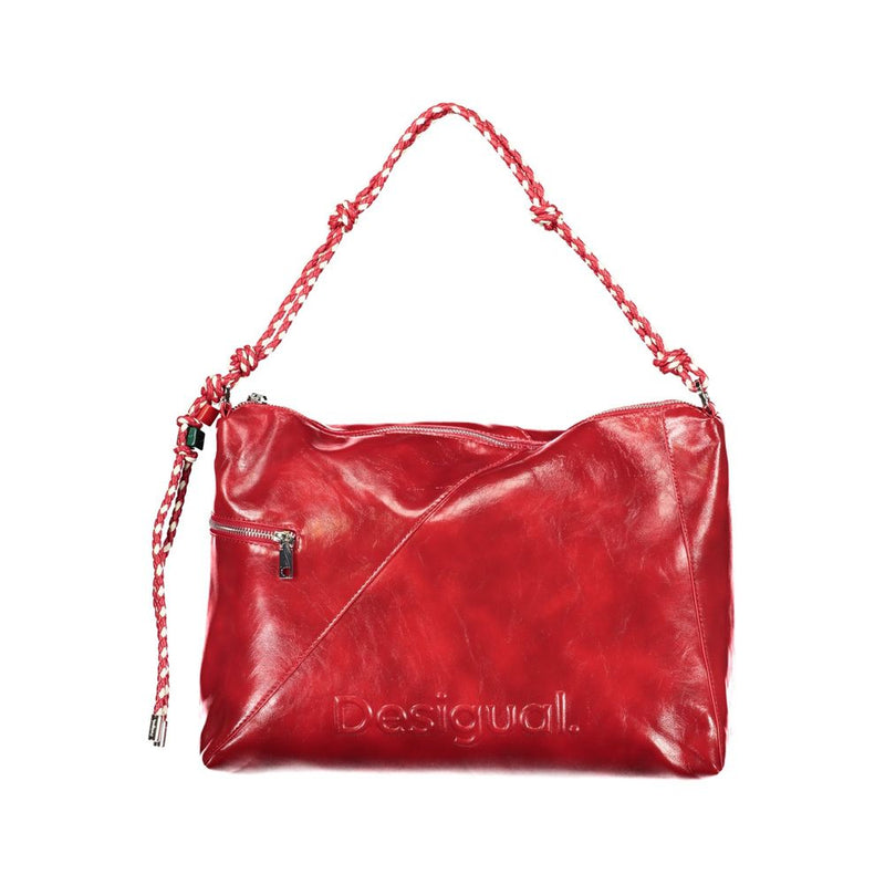 Desigual Half Logo Leiria 2.0 Sac à Main Rouge pour Femme