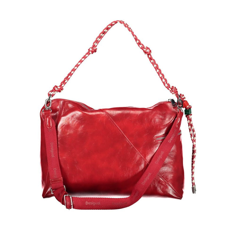Desigual Half Logo Leiria 2.0 Sac à Main Rouge pour Femme