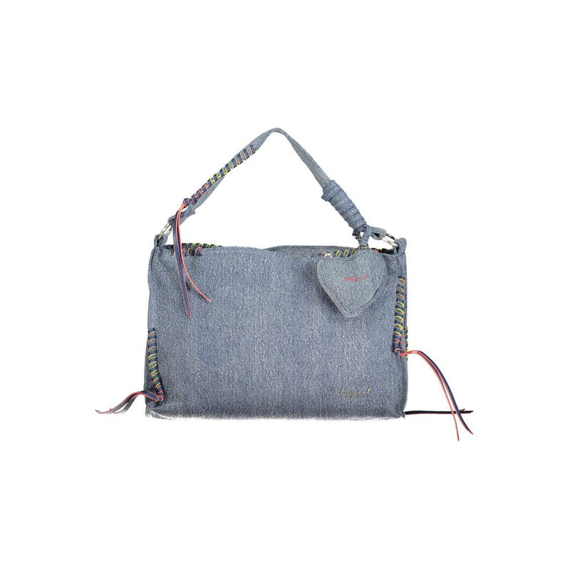 Desigual Azzurro Cotton Handbag for Women