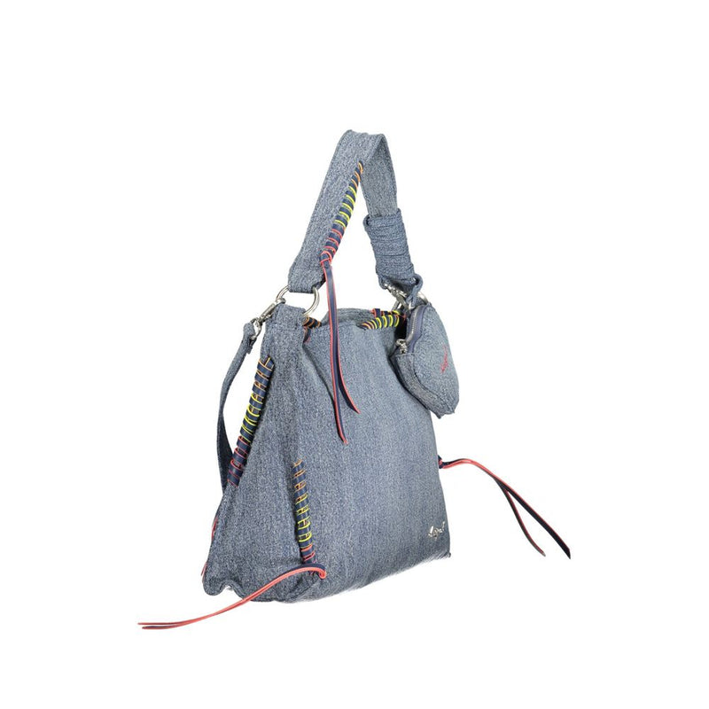 Desigual Azzurro Cotton Handbag for Women
