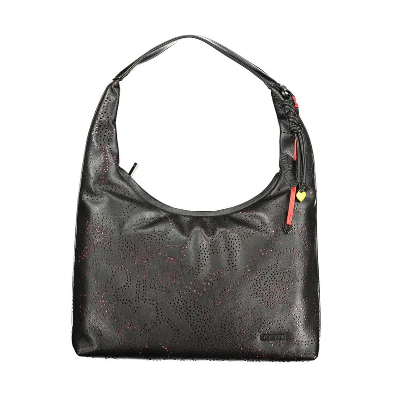 Desigual Nero Poliuretano Handbag - Paladio Samarrra