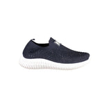 Laura Biagiotti Blue Rhinestone Women Sneakers