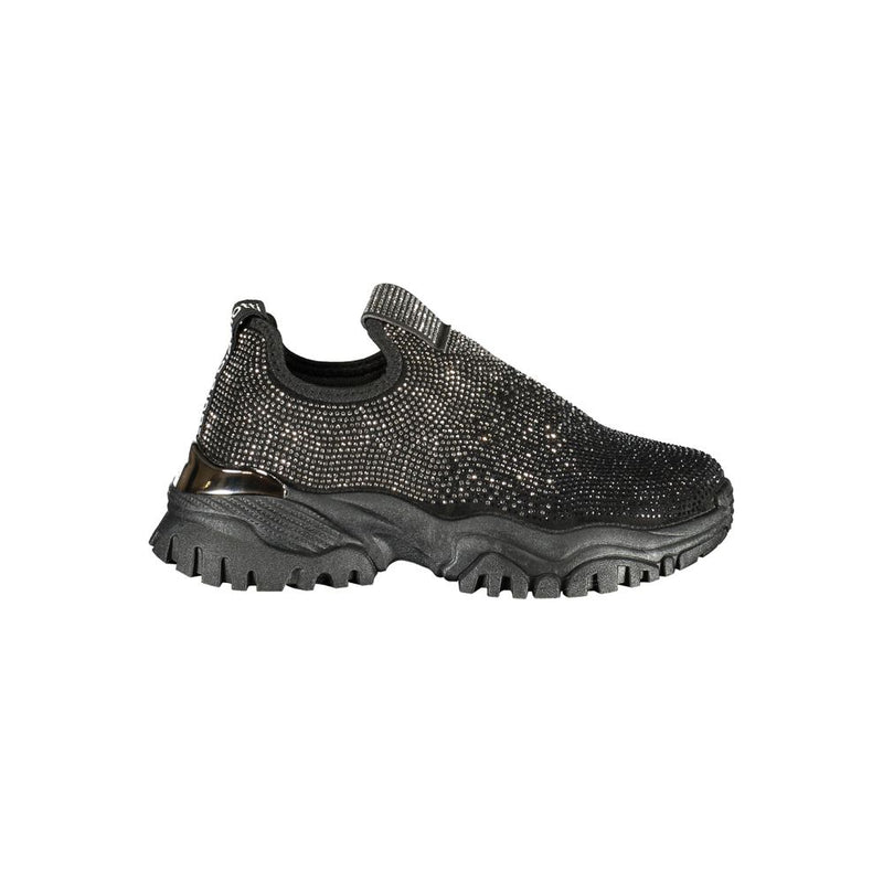 Laura Biagiotti Black Polyurethane Women Sneaker - Stylish Comfort
