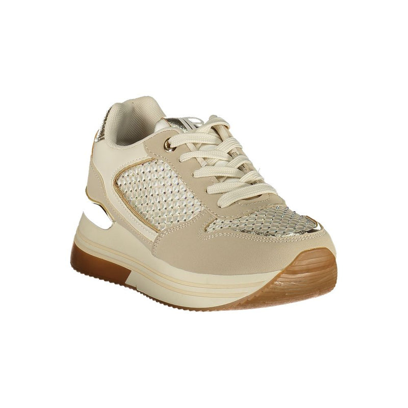 Sneakers Laura Biagiotti Beige Polyuréthane pour Femmes