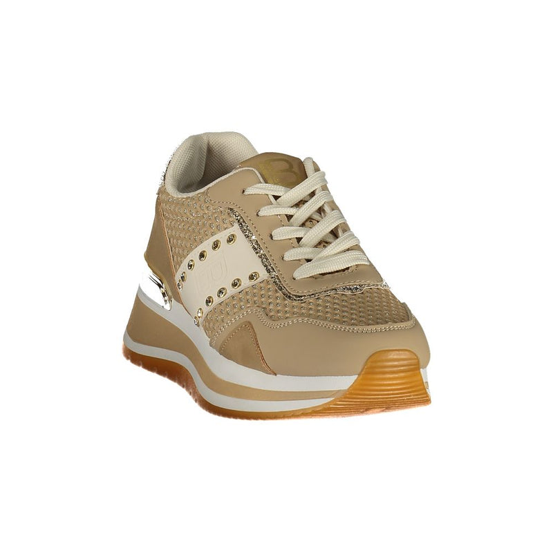 Laura Biagiotti Beige Polyurethane Women's Sneaker