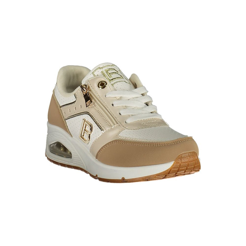 Sneakers Laura Biagiotti Bianco Polyurethane pour Femmes