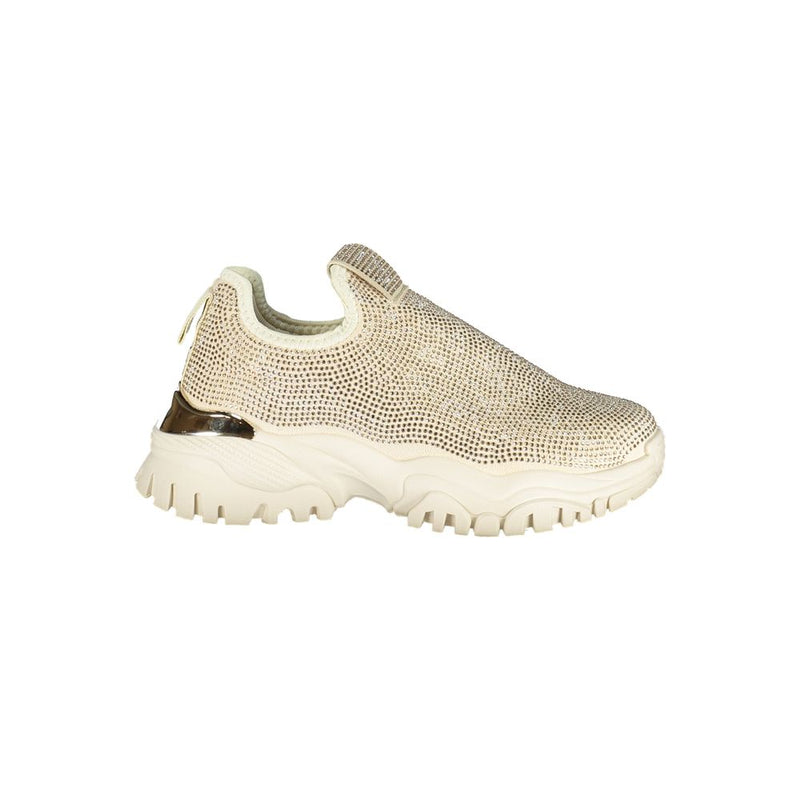 Laura Biagiotti Beige Polyurethane Women Sneaker - Stylish Comfort