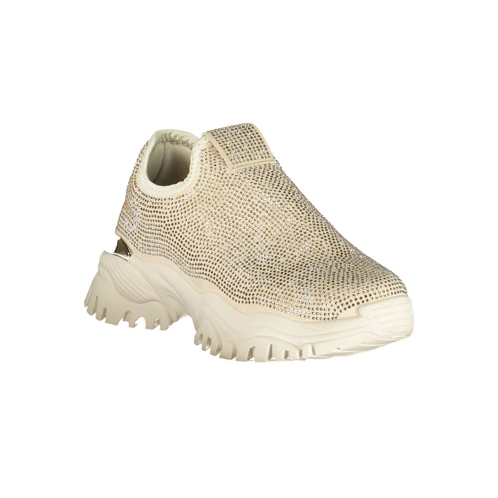 Laura Biagiotti Beige Polyurethane Women Sneaker - Stylish Comfort