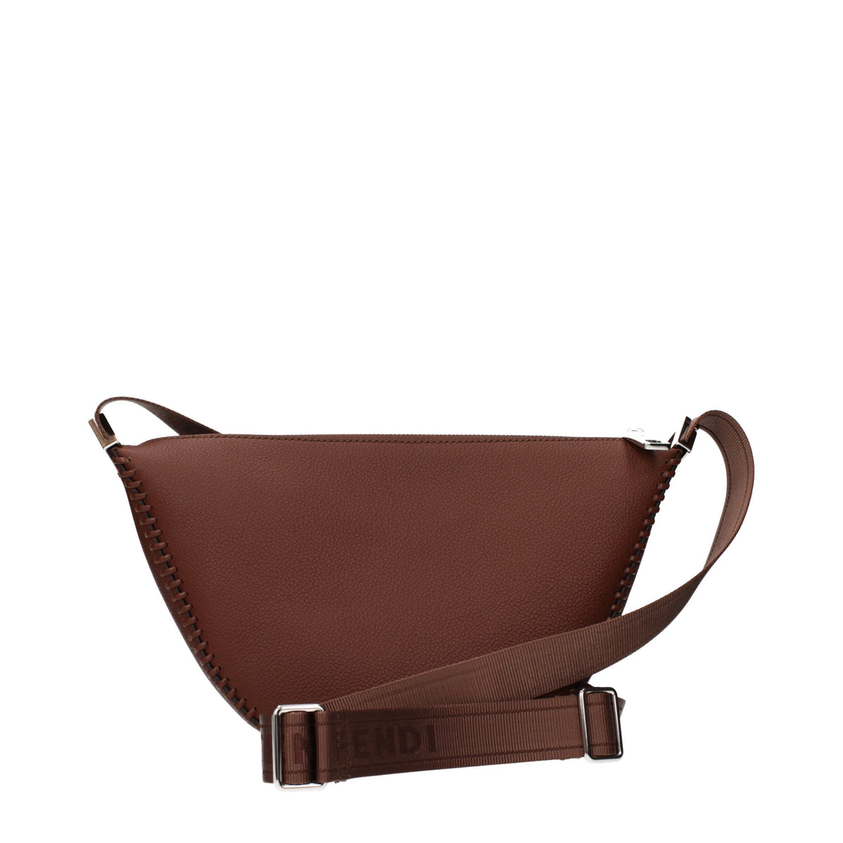 Fendi Brown Leather Crossbody Bag - Stylish & Versatile