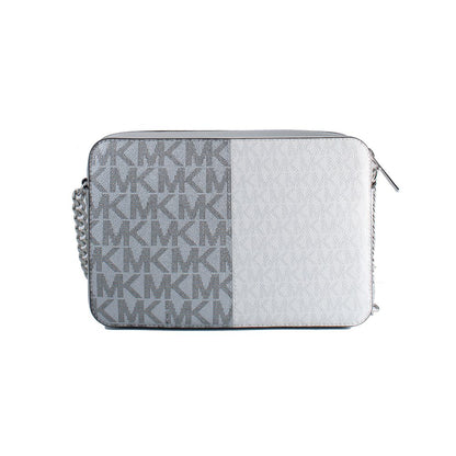 Michael Kors Gray Canvas Crossbody Bag