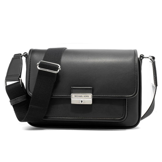 Michael Kors Bradshaw Black Leather Shoulder Bag