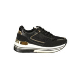 Laura Biagiotti Black Polyurethane Women Sneaker