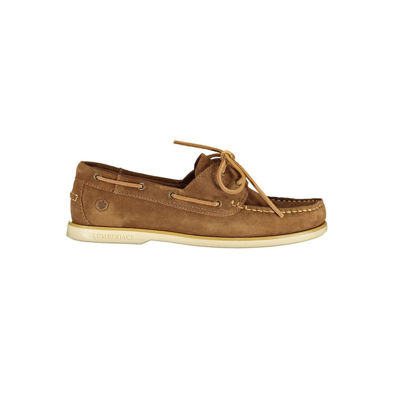 Lumberjack Marrone Leather Men Classic Shoe
